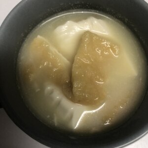 具沢山、豆腐味噌汁